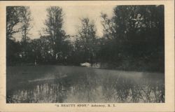 A Beauty Spot, Ashaway, RI Postcard
