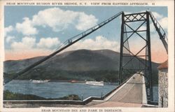 Bear Mountain Hudson River Bridge, N.Y. Postcard