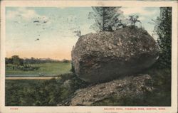 Balance Rock, Franklin Park Postcard
