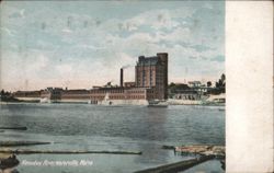 Kennebec River Mill, Waterville, ME Postcard