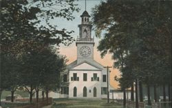 Kennebunkport ME Congregational Church Postcard