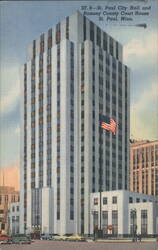 St. Paul City Hall & Ramsey County Court House, MN Postcard