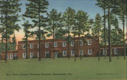 Henry County Memorial Hospital, Martinsville, VA Postcard