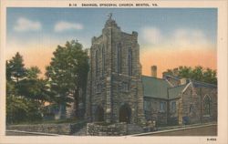 Emanuel Episcopal Church, Bristol, VA Postcard