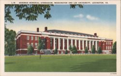 Doremus Memorial Gymnasium, Washington and Lee University Postcard