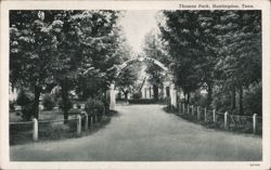 Thomas Park Archway Entrance Postcard