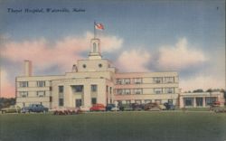 Thayer Hospital, Waterville, Maine Postcard