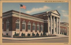 Post Office, White Plains, NY Postcard