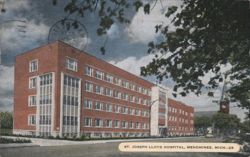 St. Joseph Lloyd Hospital, Menominee, Michigan Postcard