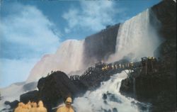 Niagara Falls Cave of the Winds, Rock of Ages Postcard