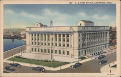 U. S. Post Office, Columbus, Ohio Postcard