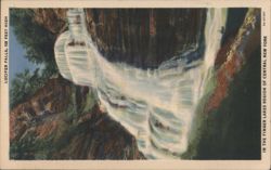 Lucifer Falls, 115 Feet High, Robert E. Treman State Park Postcard