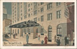 Hotel Woodstock, 127 West 43rd Street, New York Postcard