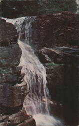 Avalanche Falls, Franconia Notch, NH Postcard