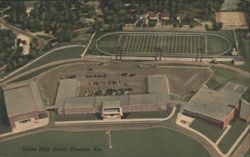 Coffee High School, Florence, AL - Aerial View Postcard