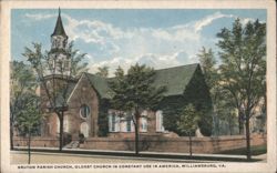 Bruton Parish Church, Oldest Church in Constant Use Postcard