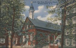 The Home Moravian Church, Winston-Salem, NC Postcard