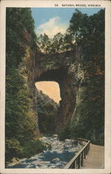 Natural Bridge, Virginia Postcard