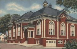 Town Hall, Lisbon, NH Postcard