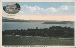 Lake Winnipesaukee from The Winnecoette, Weirs Postcard