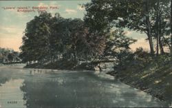 Lovers' Island, Beardsley Park Postcard