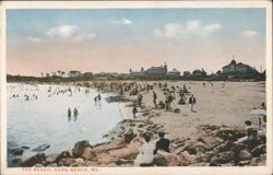 The Beach, York Beach Postcard