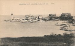 Annisquam Light, Gloucester, Cape Ann Postcard