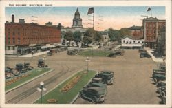 The Square, Bucyrus Postcard
