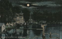 Moonlight on Meyers Lake Postcard