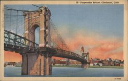 Suspension Bridge Postcard
