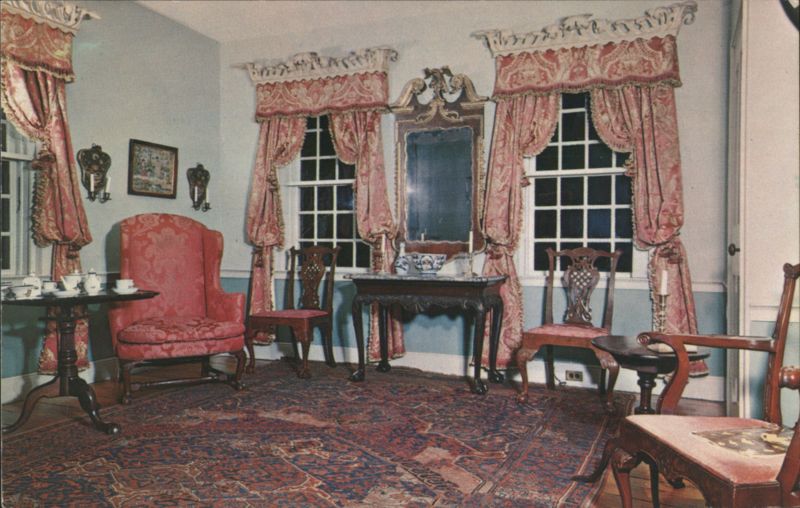 Wright House Chippendale Room Deerfield Massachusetts