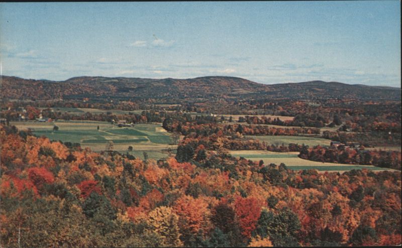 Greenfield Valley, Mohawk Trail, MA - Autumn Foliage Massachusetts