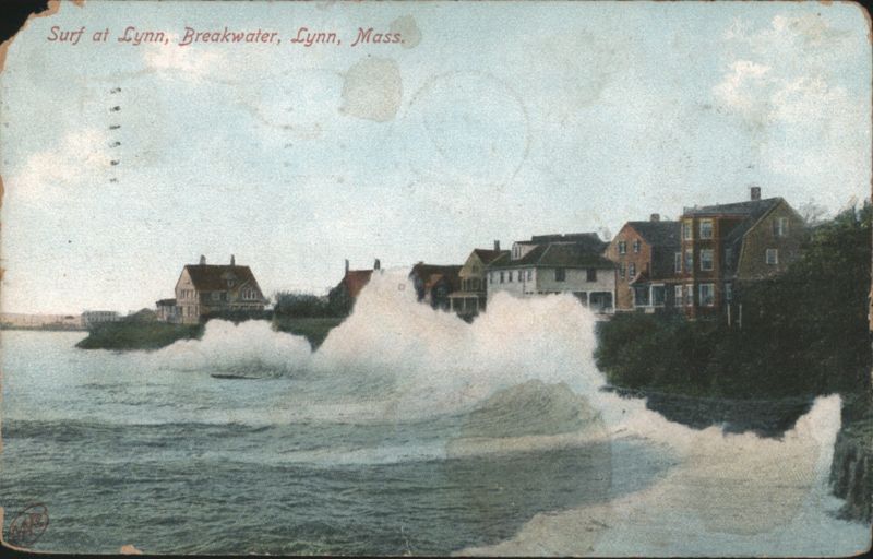 Surf at Lynn, Breakwater Massachusetts