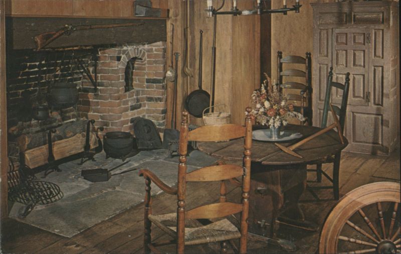 Frary House Kitchen, Historic Deerfield Massachusetts