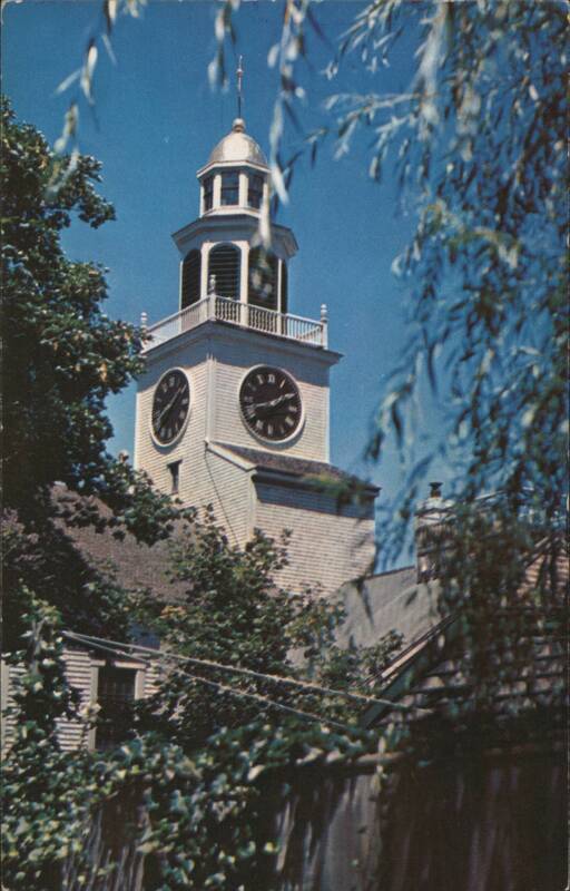 Town Clock & Tower, Unitarian Church, Nantucket Massachusetts