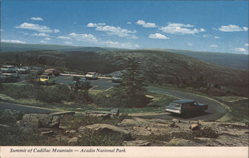 Summit of Cadillac Mountain, Acadia National Park Maine