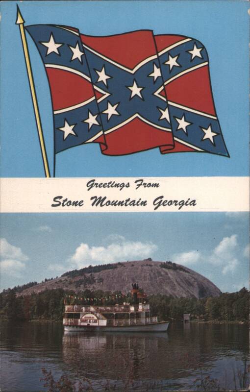 Confederate Flag, Stone Mountain, General Robert E. Lee Riverboat Georgia