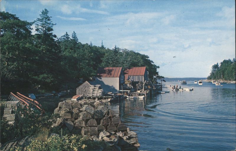 New Harbor, Maine Lobster Traps & Shacks John Vondell