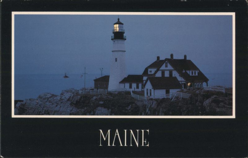 Portland Head Light, Casco Bay, Maine Dick Smith