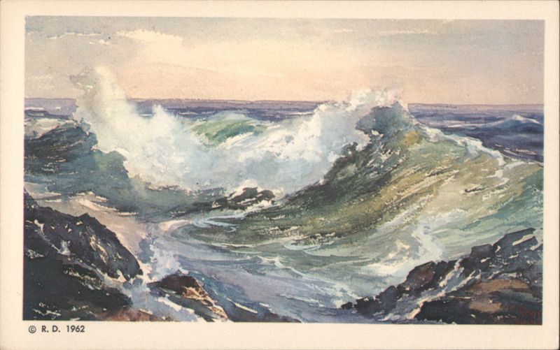 Rolling In, Maine Coast Kennebunkport Roger Deering