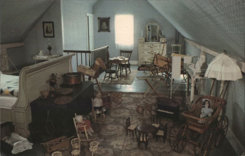 19th Century Nursery & Children's Room, Dr. Trafton Homestead Newfield Maine