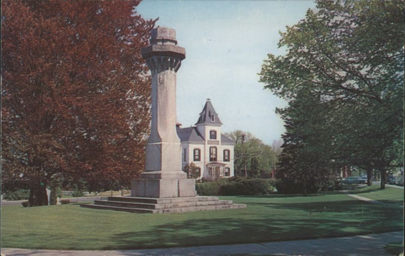 Revolutionary War Memorial and Town Hall Chelmsford Massachusetts