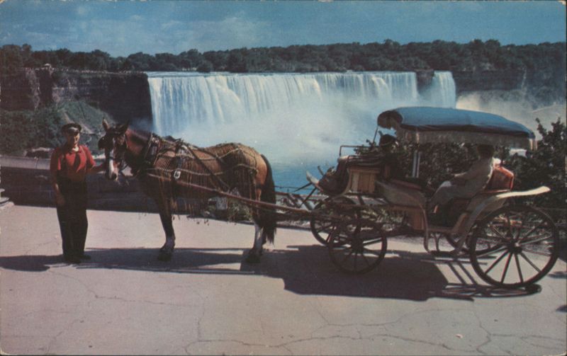 Victoria at Niagara Falls, Horse-Drawn Carriage New York