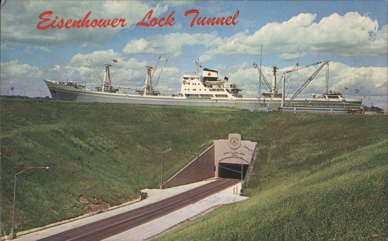 Eisenhower Lock Tunnel, St. Lawrence Seaway Massena New York