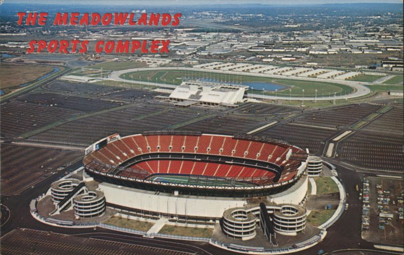 Meadowlands Sports Complex Aerial View East Rutherford New Jersey