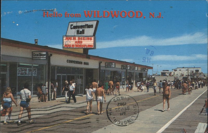 Wildwood, NJ Convention Hall Boardwalk, Boxing & Wrestling New Jersey