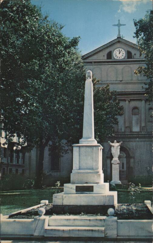 Cathedral Garden, St. Louis Cathedral, Yellow Fever Monument New Orleans Louisiana