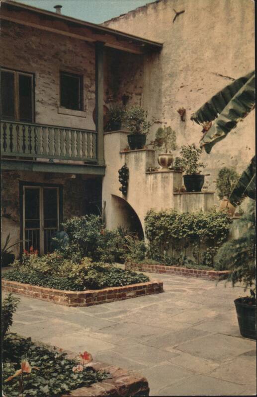 Bosque Courtyard, 617 Chartres Street New Orleans Louisiana