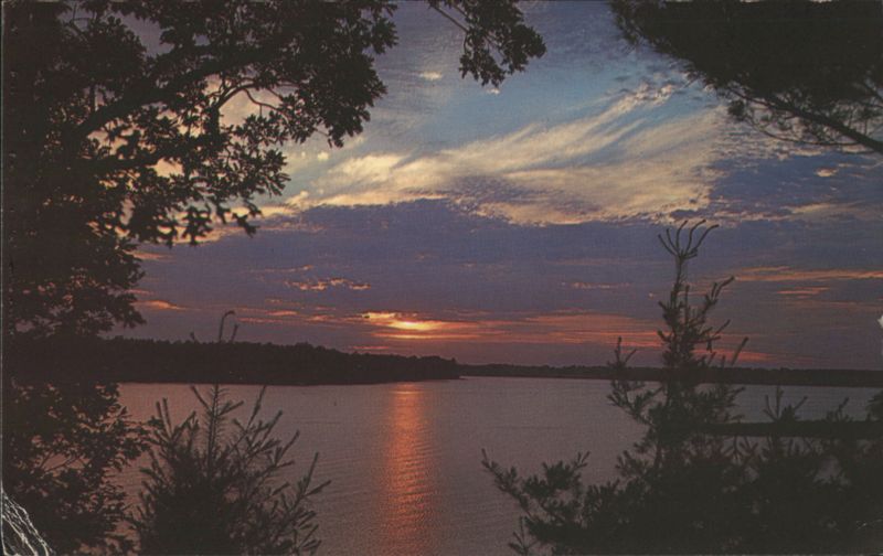 Sunset on Beautiful Lake Winnipesaukee New Hampshire