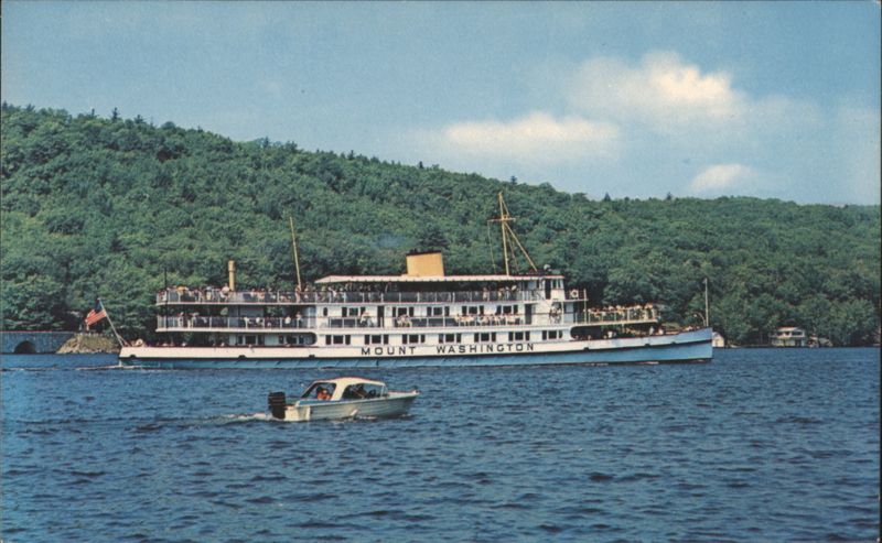 The M/V Mt. Washington on Lake Winnipesaukee New Hampshire